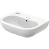 Image de Duravit, Lavabo, Lave-mains D-CODE avec lavabo HLB 360x270mm 1 robinetterie à gauche blanc (270 mm, 360 mm)
