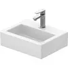 Image de Duravit, Lavabo, Lave-mains VERO MED sans lavabo avec HLB 450x350mm 1 robinetterie blanc (350 mm, 450 mm)