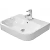 Image de Duravit, Lavabo, lavabo à poser Happy D.2 60cm avec trop-plein, avec plage pour robinetterie, 1 trou pour ro (460 mm, 600 mm)