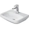 Image de Duravit, Lavabo, Lave-mains DURASTYLE sans lavabo avec HLB 450x335mm 1 trou de robinet blanc (335 mm, 450 mm)