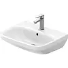 Image de Duravit, Lavabo, Plan de toilette DURASTYLE avec lavabo HLB 550x440mm 1 trou de robinet blanc WG (440 mm, 550 mm)