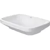 Image de Duravit, Lavabo, Vasque à poser DURASTYLE o HLB 60x38cm fermé o trou de robinet blanc (380 mm, 600 mm)