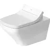 Image de Duravit, Cuvette toilettes + bidet, WC suspendu DURASTYLE profond, 370x620mm, SensoWash blanc
