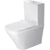 Image de Duravit, Abattant WC, Combiné WC au sol DURASTYLE profond, 370x630mm, sortie Vario blanc