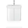 Image de Duravit, Lavabo, Meuble lave-mains HAPPY D.2 m ÜL HLB 500x360mm 1 trou de robinetterie blanc (360 mm, 500 mm)
