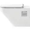Image de Duravit, Cuvette toilettes + bidet, WC suspendu DURASTYLE RIMLESS profond, 370x540mm blanc