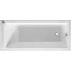Image de Duravit, Baignoire, Baignoire rectangulaire STARCK 1 dossier incliné 1600x700mm blanc (135 l, 160 cm, 70 cm)