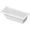 Image de Duravit, Baignoire, Baignoire rectangulaire STARCK 1 dossier incliné 1700x800mm blanc (261 l, 170 cm, 80 cm)