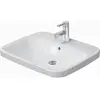 Image de Duravit, Lavabo, Vasque à encastrer DURASTYLE avec lavabo HLB 615x495mm 1 trou de robinet blanc (495 mm, 615 mm)