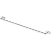 Image de Duravit, Porte-serviettes + crochets pour serviettes, Porte-serviettes de bain KARREE 800mm chromé