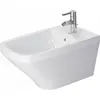 Image de Duravit, Cuvette toilettes + bidet, Bidet suspendu DURASTYLE avec cuvette HLB 370x620mm 1 trou de robinet blanc