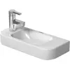 Image de Duravit, Lavabo, Lave-mains HAPPY D.2 sans lavabo avec HLB 500x220mm 1 HL à gauche blanc (220 mm, 500 mm)