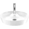 Image de Duravit, Lavabo, Vasque à poser CAPE COD o ÜL m Arm-Ins d= 480mm 1 trou de robinet blanc (480 mm, 480 mm)