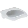 Image de Geberit, Lavabo, Keramag Lavabo Vitalis, 55cm accessible en fauteuil roulant, avec trop-plein (550 mm, 550 mm)