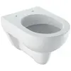 Image de Geberit, Cuvette toilettes + bidet, Keramag / WC surbaissé Renova compact blanc encastré mural Keratec 203245600