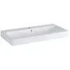 Image de Geberit, Lavabo, Plan de toilette iCon 90 cm blanc Keratec 124090600 (485 mm, 900 mm)