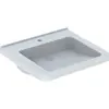 Image de Geberit, Lavabo, Keramag Renova n° 1 Comfort, lavabo, accessibile con sedia a rotelle, 600x550 mm, con foro per rubi (550 mm, 600 mm)