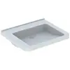 Image de Geberit, Lavabo, Keramag Renova Nr. 1 Comfort, lavabo, accessible en fauteuil roulant, 650x550 mm, sans trou pour (550 mm, 650 mm)