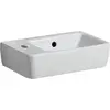 Image de Geberit, Lavabo, Lave-mains Renova Compact 40 x 25 cm blanc trou de robinetterie à gauche 276240000 (250 mm, 400 mm)