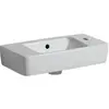 Image de Geberit, Lavabo, Keramag / Lave-mains Renova Compact 50 cm blanc trou pour robinetterie à droite 276150000 (250 mm, 500 mm)