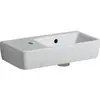 Image de Geberit, Lavabo, Keramag / Lave-mains Renova Compact Tablette gauche 50 cm blanc 276350000 (250 mm, 500 mm)