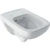 Image de Geberit, Cuvette toilettes + bidet, Renova Plan Rimfree blanc mural 202170000