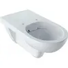 Image de Geberit, Cuvette toilettes + bidet, Keramag / Toilettes profondes sans rebord Renova Comfort blanc mural avec revêtement 208570