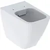 Image de Geberit, Cuvette toilettes + bidet, iCon Square WC au sol, chasse deau basse, fixation murale 211910, 6l, sans rebord, forme fer