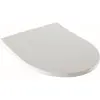 Image de Geberit, Abattant WC, Siège WC iCon slim blanc avec abaissement automatique, wrap over et antibactérien 574950000