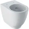Image de Geberit, Cuvette toilettes + bidet, Keramag / WC bas sans rebord Acanto sortie horizontale verticale blanc Keratec 500602018