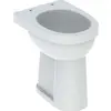 Image de Geberit, Cuvette toilettes + bidet, Renova Nr. 1 Comfort WC au sol, chasse d'eau plate, surélevée, sans obstacle, 6 l, vidage