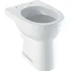 Image de Geberit, Cuvette toilettes + bidet, Renova Nr. 1 Comfort WC au sol, chasse d'eau plate, surélevée, sans obstacle, 6 l, vidage