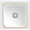 Image de Villeroy & Boch, Évier, Villeroy&Boch Evier, Evier de cuisine Cisterna 50 Blanc Alpin 445x445mm, Largeur meuble bas 50cm (44.50 cm, 44.50 cm)