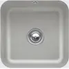 Image de Villeroy & Boch, Évier, Villeroy&Boch Evier, Evier de cuisine Cisterna 50 Fossil 445x445mm, Largeur meuble bas 50cm (Evier sous plan, 44.50 cm, 44.50 cm)