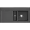 Image de Villeroy & Boch, Évier, Villeroy&Boch Evier, Evier de cuisine Subway 60 Graphite 1000x510mm, Largeur meuble bas 60cm (51 cm, 60 cm)