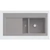 Image de Villeroy & Boch, Évier, Villeroy&Boch Evier, Evier de cuisine Subway 60 Fossil 1000x510mm, Largeur meuble bas 60cm (Evier encastré, Evier sous plan, 51 cm, 100 cm)