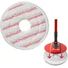 Image de Vileda Chiffon de rechange Spin & Clean, Ustensiles de nettoyage, Blanc, Rouge