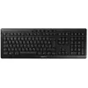 Image de Cherry Stream Wireless Clavier RF sans fil + USB QWERTZ tchèque (DE, Filaire), Clavier, Noir