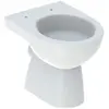 Image de Geberit, Cuvette toilettes + bidet, WC au sol Keramag / Renova avec Splrand blanc sans siège 500810012