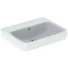 Image de Geberit, Lavabo, Renova Plan, lavabo, 60x48 cm, sans trou pour robinetterie, avec trop-plein, 501638 (480 mm, 600 mm)