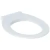 Image de Geberit, Abattant WC, Siège de WC adaptable Keramag Renova n° 1 Comfort, sans barrière, antibactérien, fixation par le