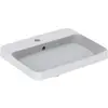 Image de Geberit, Lavabo, Keramag VariForm lavabo à encastrer rectangulaire, 550x450mm, avec trou pour robinet, avec trop-ple (450 mm, 550 mm)