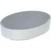 Image de Geberit, Lavabo, VariForm lavabo à poser ovale, 550x400mm, sans trou pour robinet, sans trop-plein (400 mm, 550 mm)