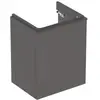 Image de Geberit, Meuble sous-lavabo, Smyle Square, meuble sous lavabo, 500363, 492x617x406mm, avec 1 porte, ouverture à droite (49.20 x 40.60 x 61.70 cm)