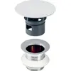 Image de Geberit, Vanne, Soupape de vidange avec écoulement libre 1 1/4" x 80mm chromé brillant