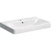 Image de Geberit, Lavabo, Keramag / lavabo Smyle Square 75 cm blanc sans revêtement 500249011 (480 mm, 750 mm)