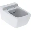 Image de Geberit, Cuvette toilettes + bidet, WC Xeno blanc mural sans rebord avec revêtement 500500011