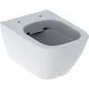 Image de Geberit, Cuvette toilettes + bidet, Smyle Square, WC suspendu, chasse deau basse, saillie réduite, forme fermée, rimfree 50037