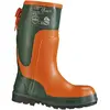 Image de KwF, Hommes, Bottes en caoutchouc, Forst-Gummistiefel Ulme orange/grün Grösse 39, Orange, Vert, (39)