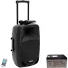 Image de Omnitronic MES 15BT2 Haut-parleur mobile 38 cm 15 pouces sur secteur, sur batterie 1 pc. (Actif), Haut-parleur PA, Noir
